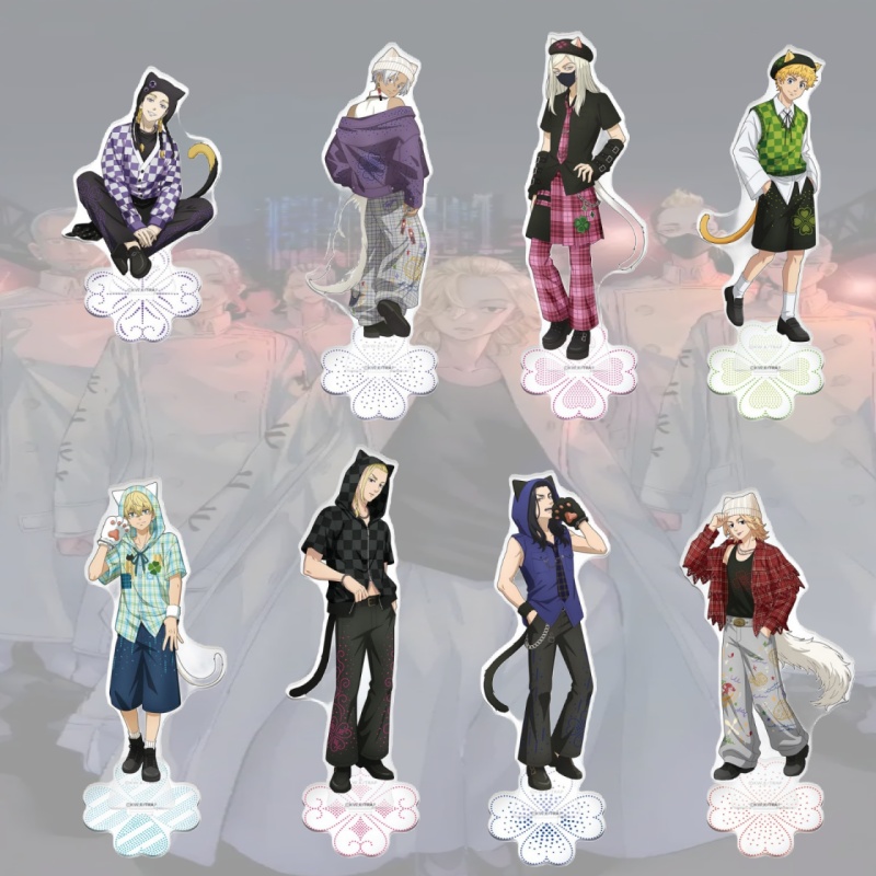 Anime Merchandise Tokyo - 東京リベンジャーズ クラシックアニメシーン アクリルスタンドフィギュア テーブルトップディスプレイ オーナメント コレクショングッズ