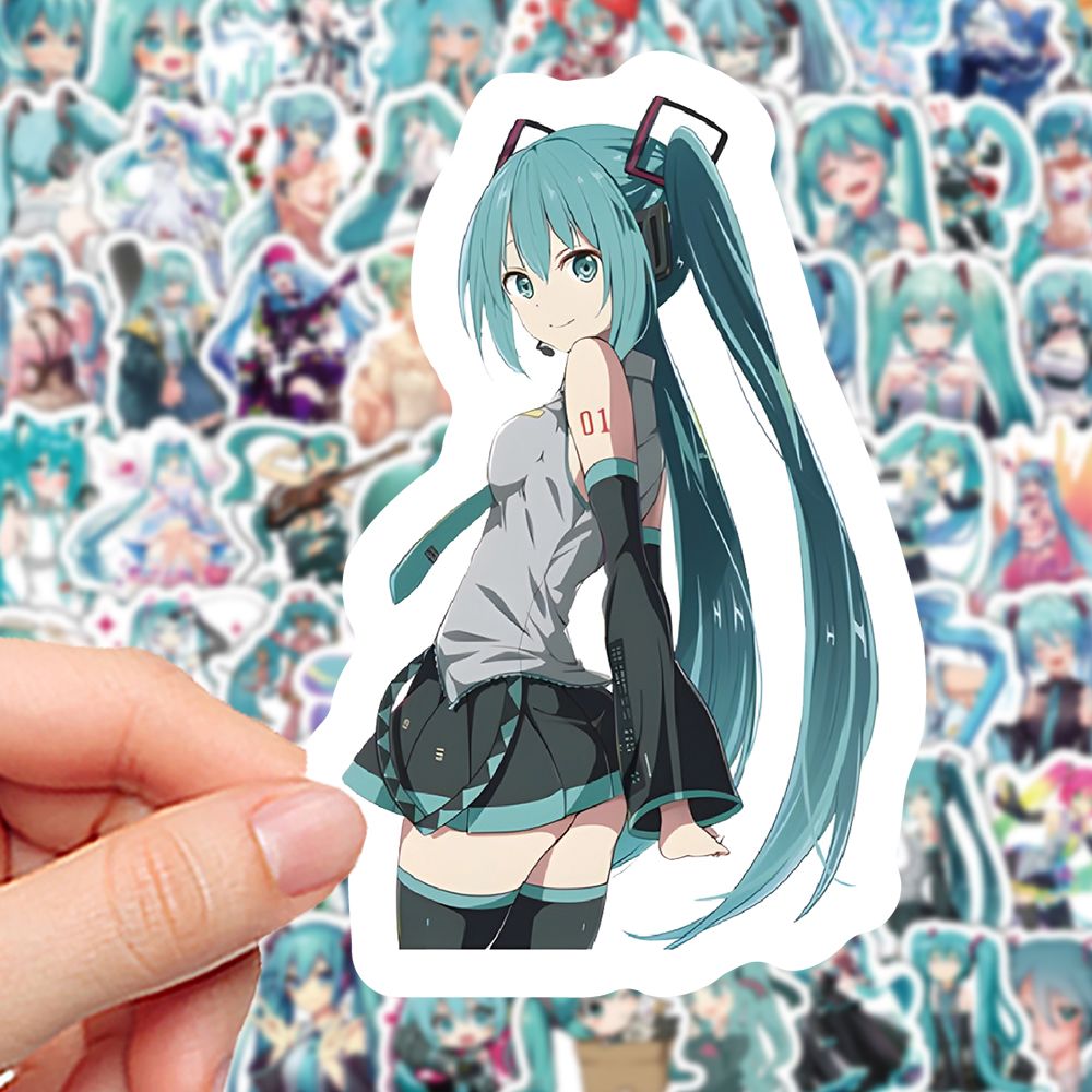 Anime Related Merchandise - 103ちびヒロミ未来ステッカー、漫画、アニメ、高級感のある外観、2D、ミクキャラクター関連グッズ、ステッカーアートワーク