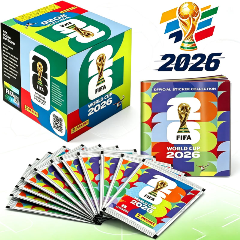 Sticker Sheet Set - パニーニ FIFAワールドカップ2026 コレクタブルステッカー フルボックス 50パック サッカーファン
