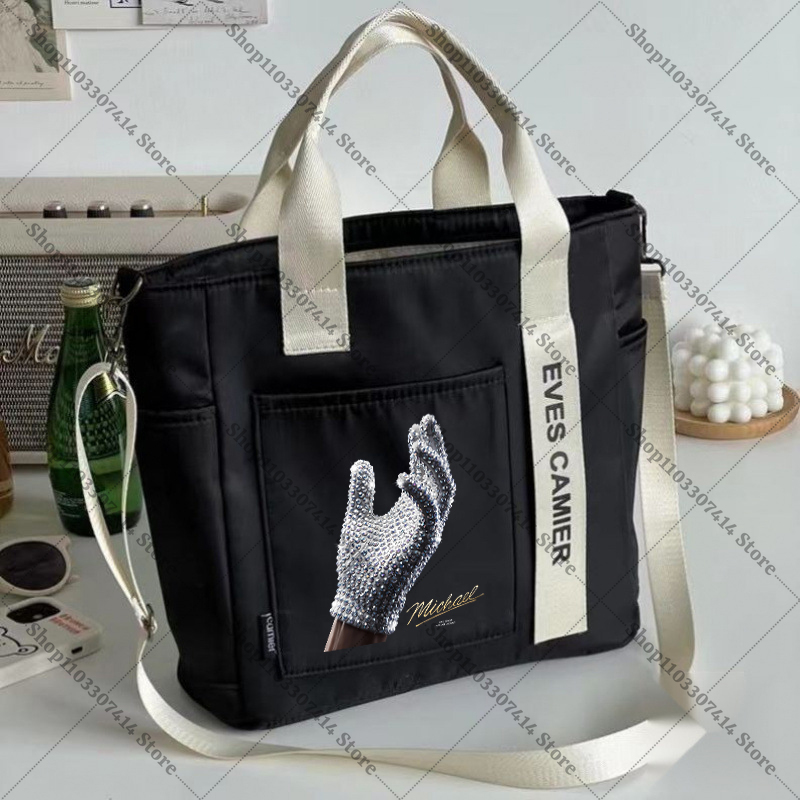 Anime Tote Bag - 女性ファッション トートバッグ アクセサリー キングオブポップ MJ カジュアルハンドバッグ