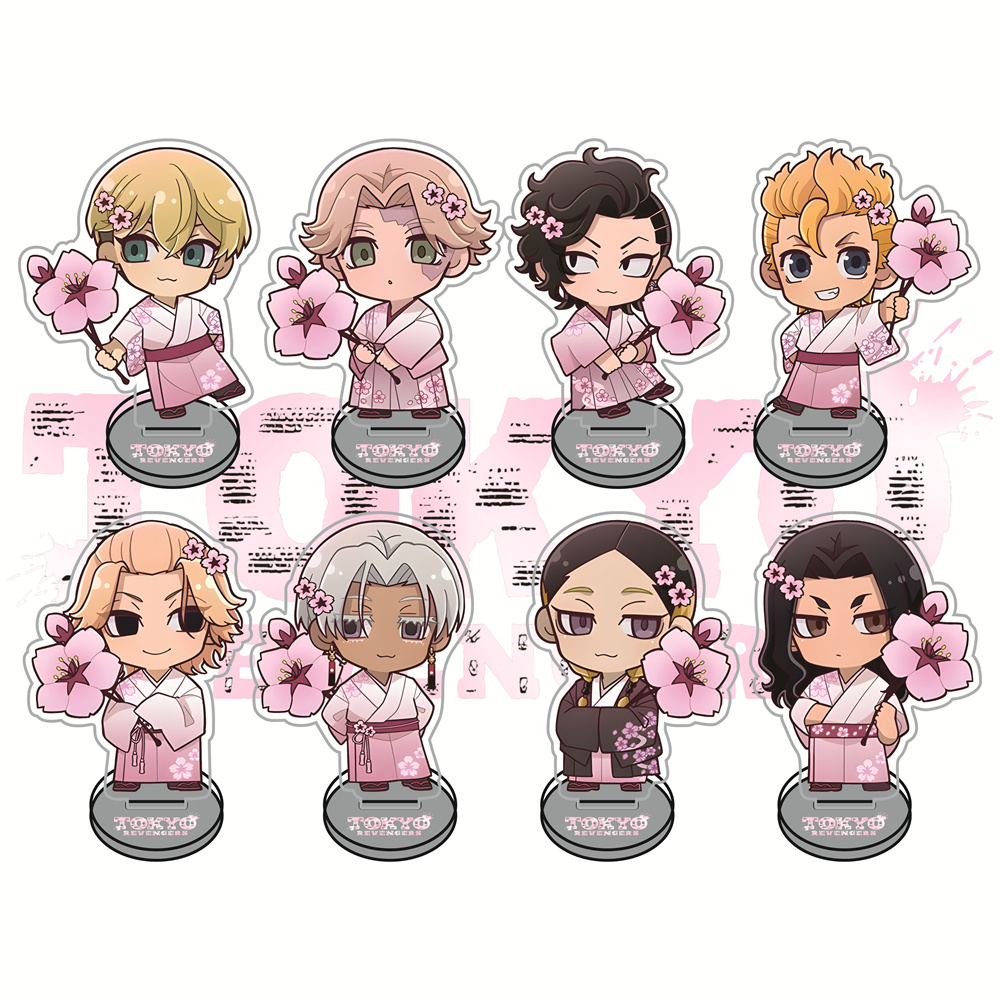 Anime Merchandise Tokyo - 東京リベンジャーズ桜 10 センチメートルアクリルスタンドフィギュアキーホルダーアニメグッズデスクトップ装飾ファンギフト