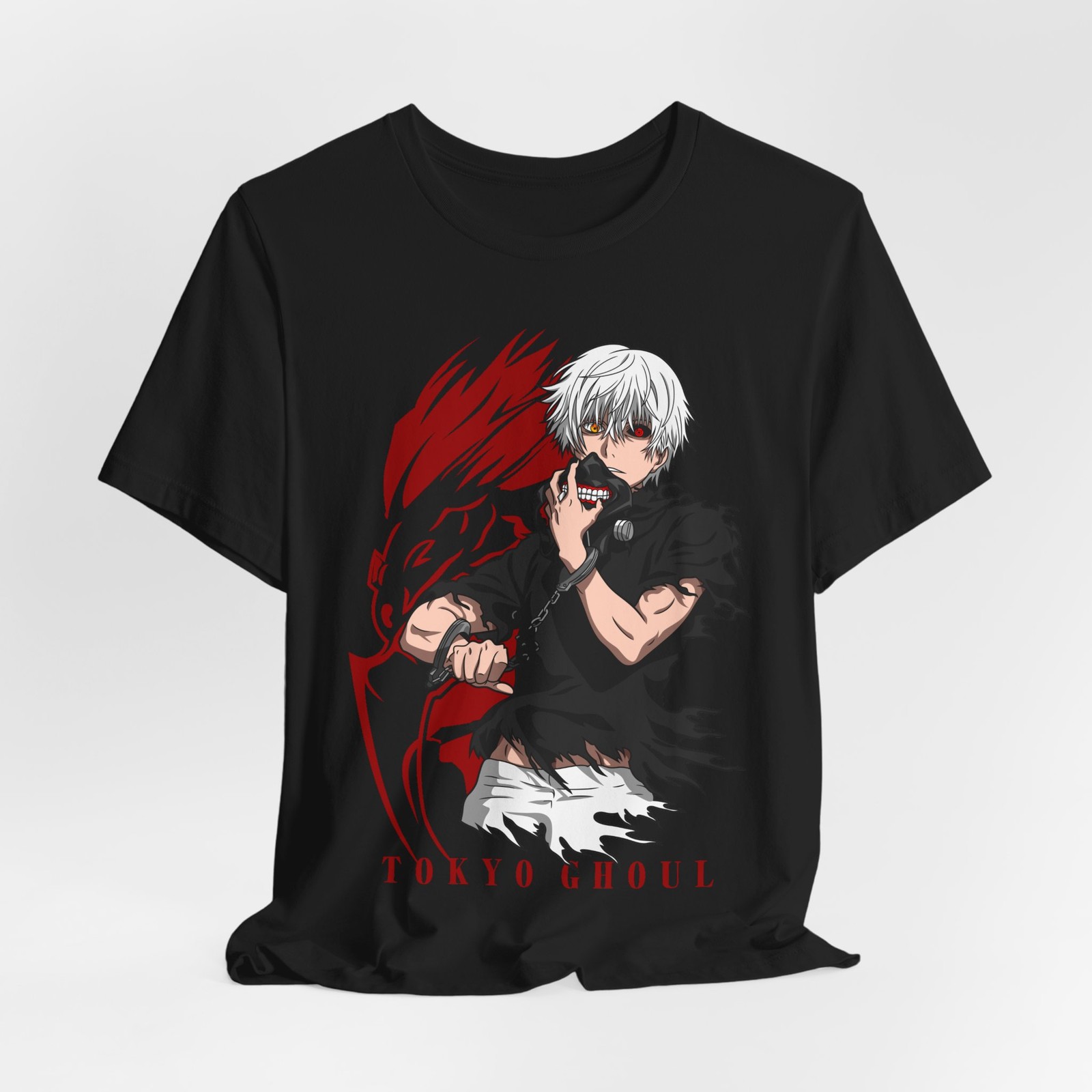 Anime Merchandise Tokyo - 東京喰種アニメTシャツ、ユニセックス半袖Tシャツ、ファングッズ、ギフト