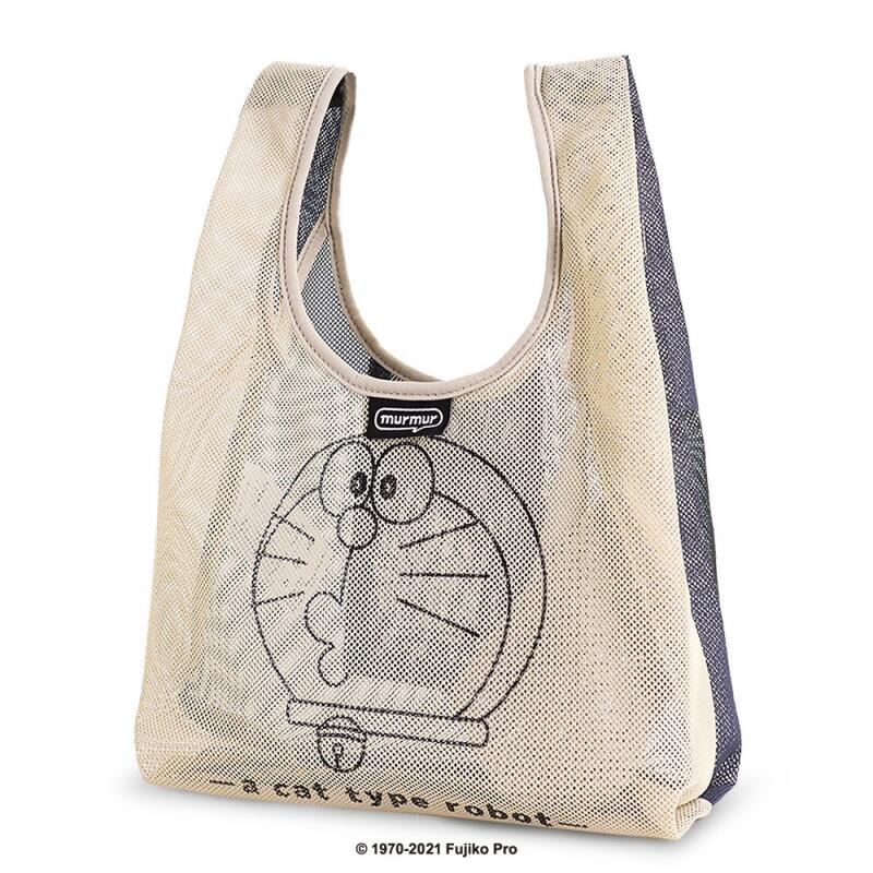 Anime Tote Bag - ドラえもん漫画折りたたみ式大容量アニメグッズショッピングバッグメッシュプリント柄ハンドバッグ友人へのホリデーギフト