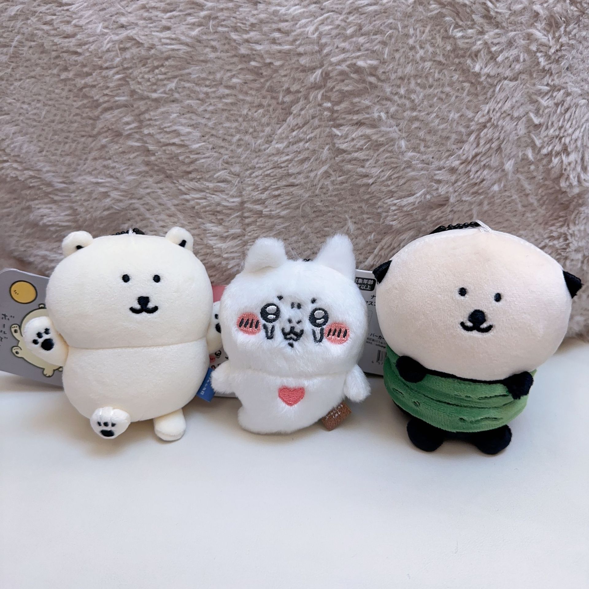 Anime Merchandise Bag - ジイーぬいぐるみキーホルダー かわいいアシカ ホッキョクグマ エンジェルぬいぐるみ おもちゃ ペンダント