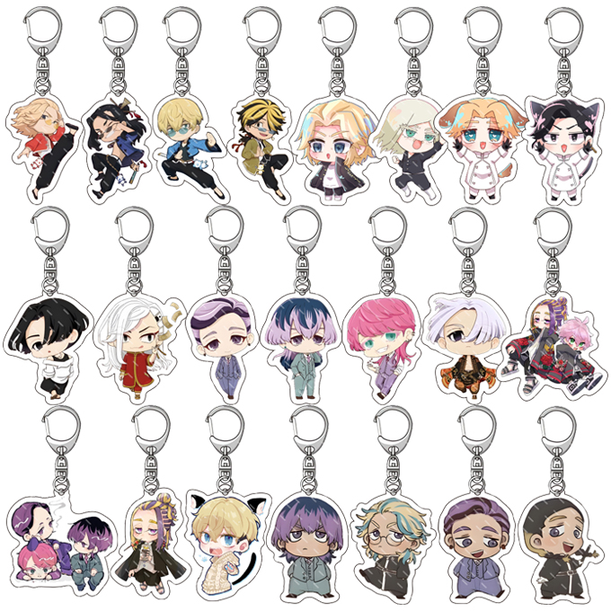 Anime Merchandise Tokyo - 東京リベンジャーズアクリル工芸品アニメグッズスタンドかわいいアイテムかわいいファンギフトキーホルダーバックパックアクセサリーペンダント55MM