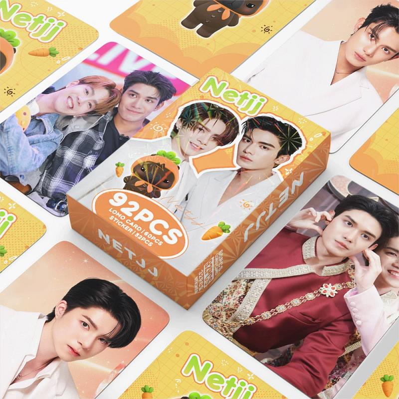 92枚セット NetJJ タイ BL俳優 ロモカードパック  - Sticker Sheet Set のレビューと価格