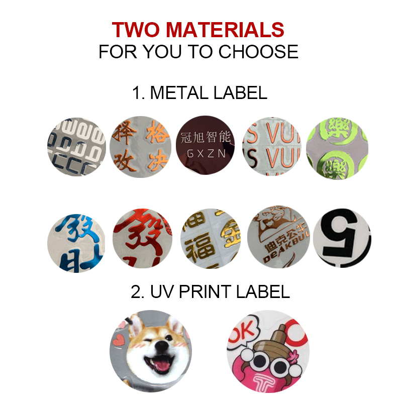 個人ロゴプリントメタル 3D ゴールドシルバー転写ステッカー - Sticker Sheet Set のレビューと価格