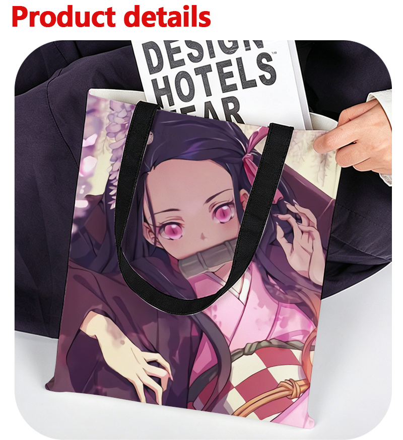 デーモンスレイヤー 竈門禰豆子 女性ハンドバッグ つゆりかわ - Anime Tote Bag のレビューと価格