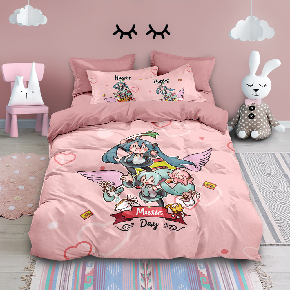 アニメ初音ミクグッズ漫画かわいい寝具クリエイティブかわいい女 - Anime Kingdom Merchandise のレビューと価格