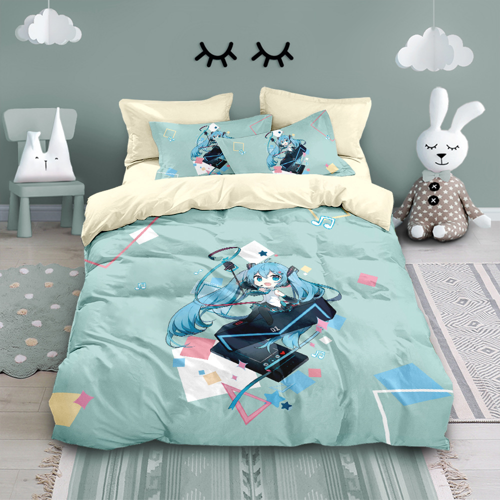 アニメ初音ミクグッズ漫画かわいい寝具クリエイティブかわいい女 - Anime Kingdom Merchandise のレビューと価格