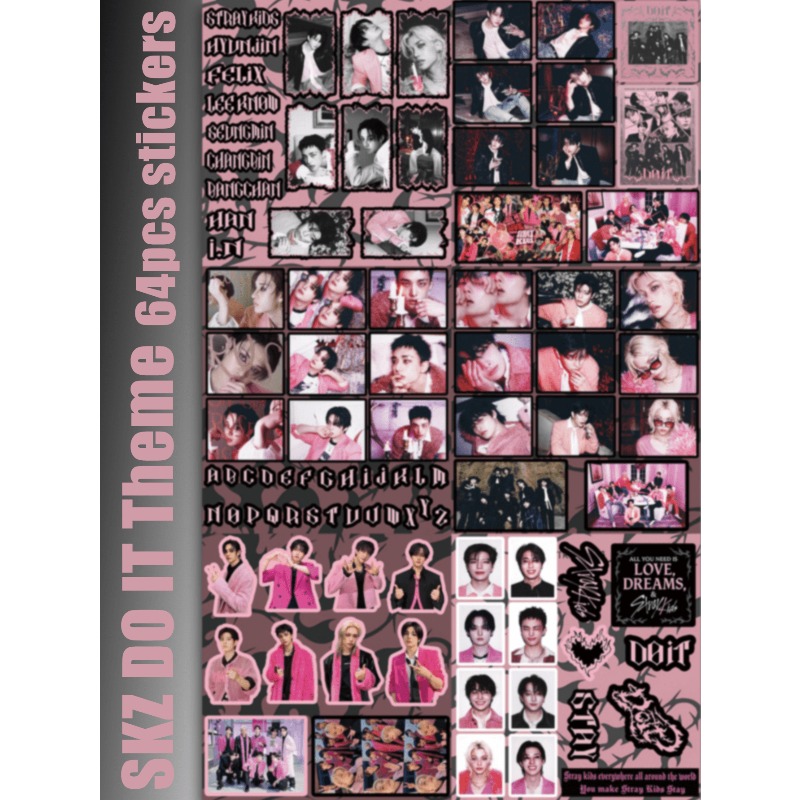 64個/65個/69個 StrayKid、SK、DOIT ス - Sticker Sheet Set のレビューと価格