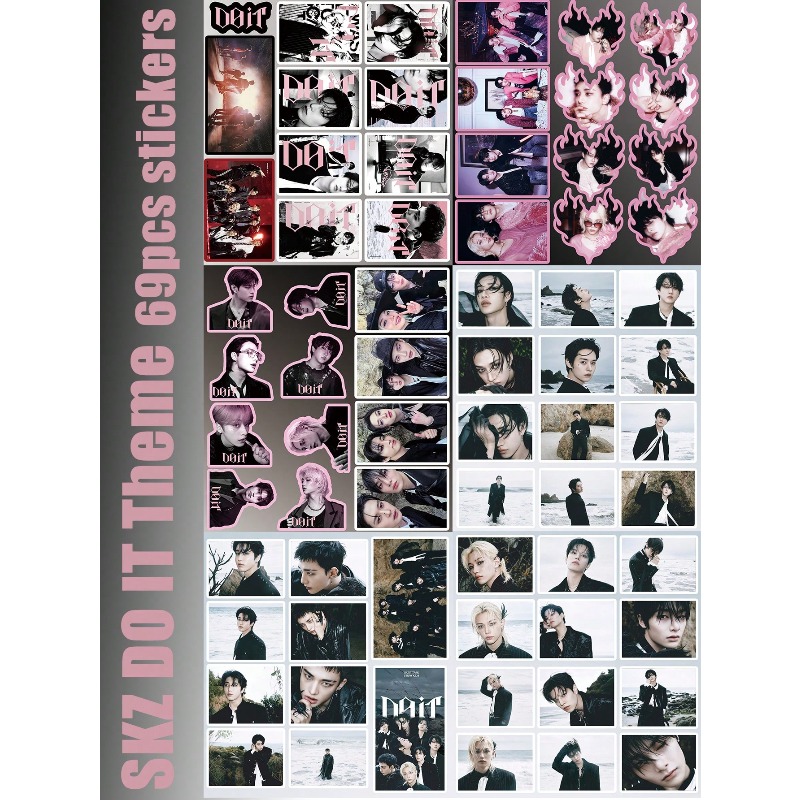 64個/65個/69個 StrayKid、SK、DOIT ス - Sticker Sheet Set のレビューと価格