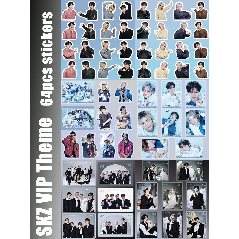64個/65個/69個 StrayKid、SK、DOIT ス - Sticker Sheet Set のレビューと価格