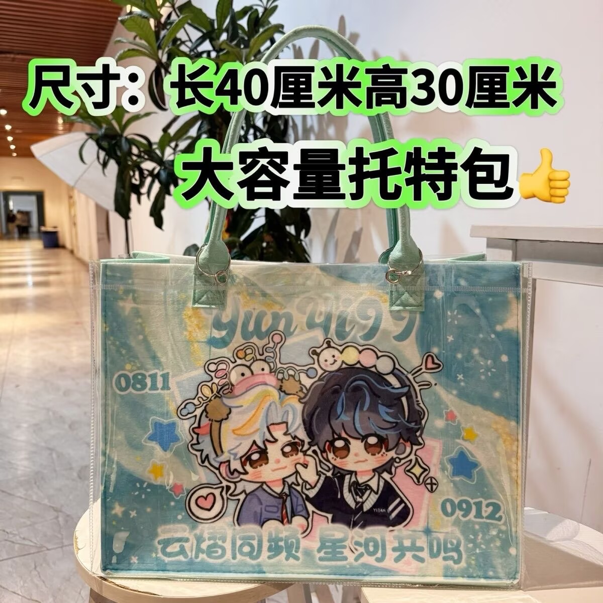 Yunyi Xinghe Man Modified Tote - Anime Tote Bag のレビューと価格