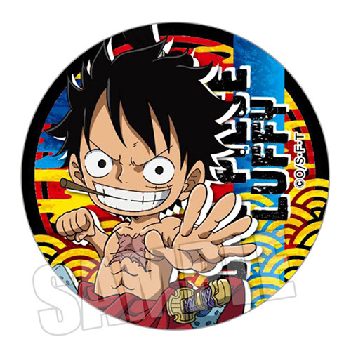 ワンピース Qバージョン アニメバッジ ルフィ トラファルガ - Anime Merchandise Types のレビューと価格