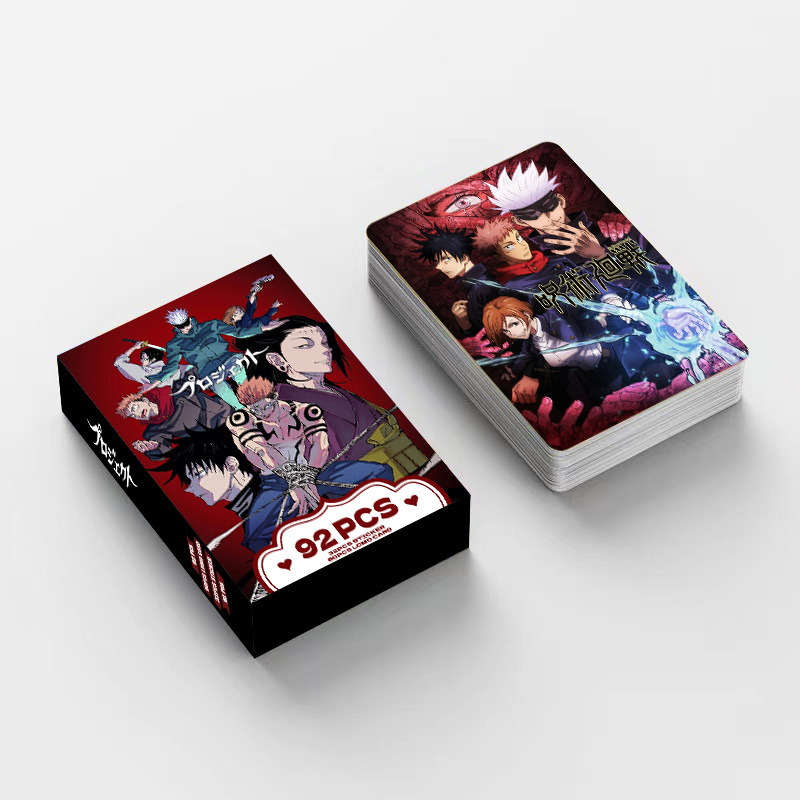 92枚入りカード、呪術廻戦両面カード、LOMOカード、アニメ - Anime Merchandise Bag のレビューと価格