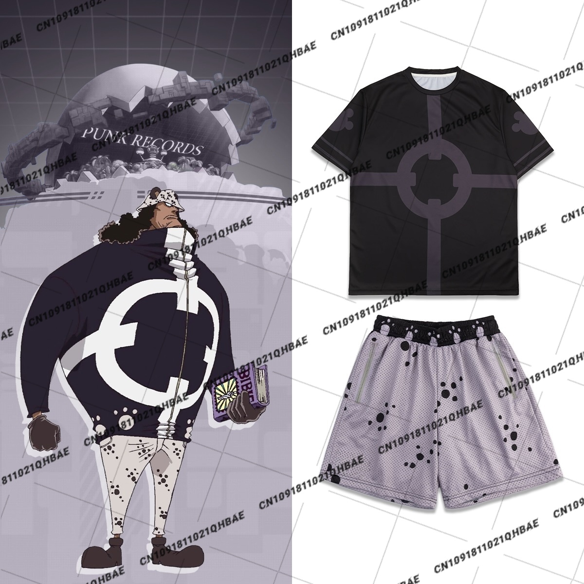 新しいエッグヘッド島バーソロミュー・クマアニメ愛好家コスプレ - Given Anime Merchandise のレビューと価格