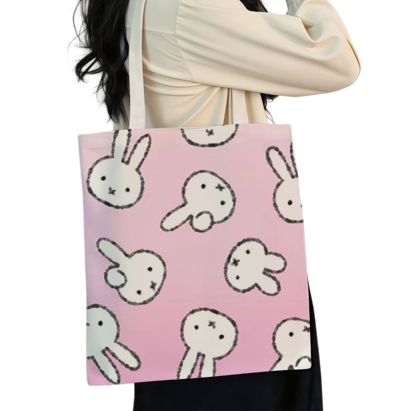 スイートミフィーバニー キュートでクリエイティブな漫画柄 カ - Anime Tote Bag のレビューと価格