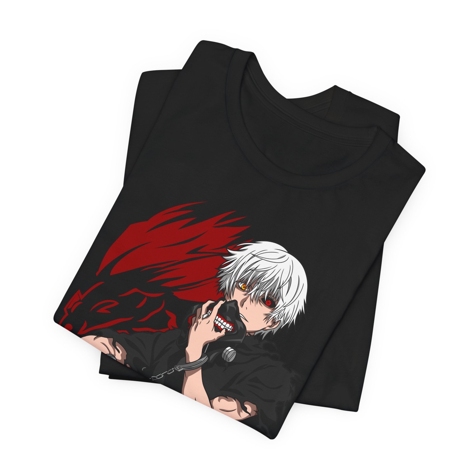 東京喰種アニメTシャツ、ユニセックス半袖Tシャツ、ファングッ - Anime Merchandise Tokyo のレビューと価格