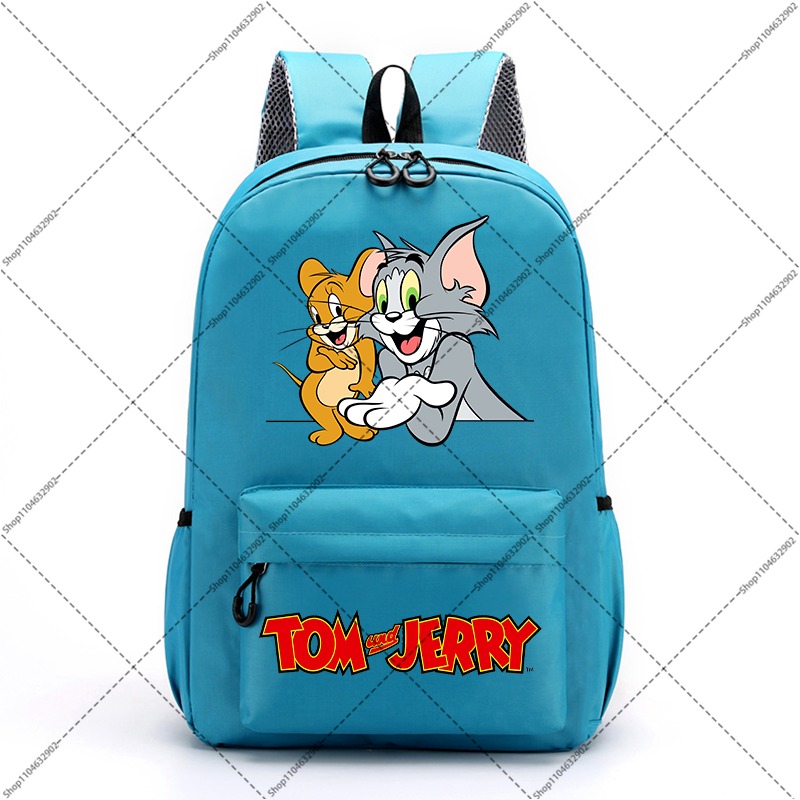 トムとジェリー学生スクールバッグ漫画アニメパターンプリントバ - Anime Merchandise Bag のレビューと価格