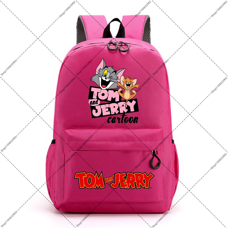 トムとジェリー学生スクールバッグ漫画アニメパターンプリントバ - Anime Merchandise Bag のレビューと価格