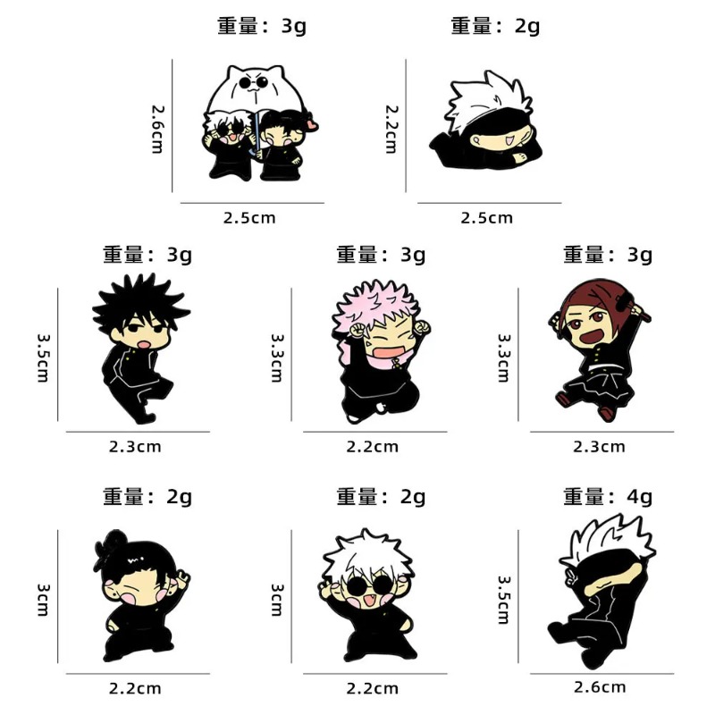 8個セット アニメ イタドリ・ユウジ エナメルピンセット 漫 - Enamel Pin Set のレビューと価格