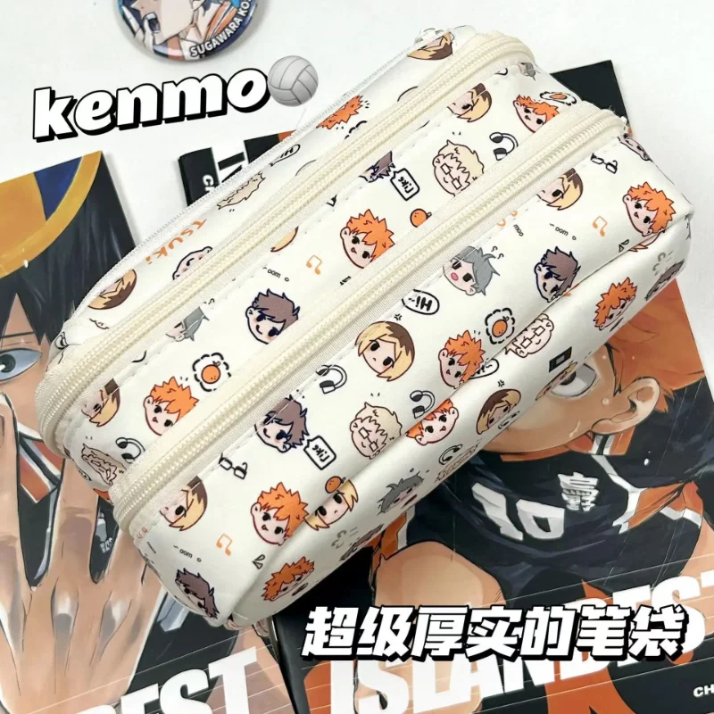 アニメ ハイキュー!! 痛絵柄のかわいいペンケース、漫画風文 - Anime Merchandise Bag のレビューと価格