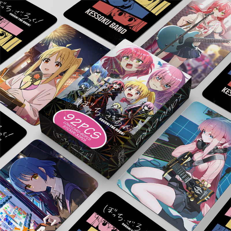 92枚入りHDプリント漫画キャラクター両面ロモカード小型絵カ - Sticker Sheet Set のレビューと価格