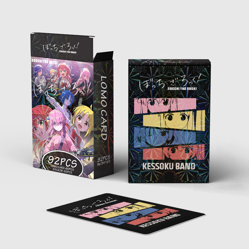 92枚入りHDプリント漫画キャラクター両面ロモカード小型絵カ - Sticker Sheet Set のレビューと価格